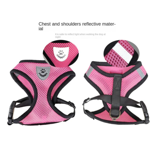 Cat Dog Pet Harness Adjustable Control Vest Dogs Reflective S M L XL