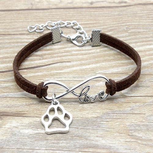 Jewelry Simple Style Hand-woven Infinite Love Pet Bracelet