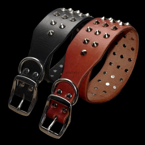 Cool Rivets Studded Best Genuine Leather Pet Dog