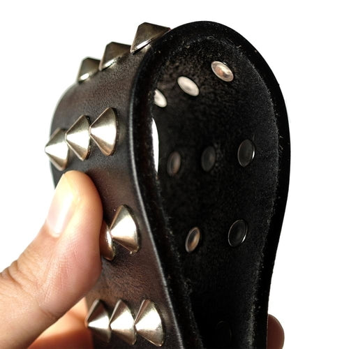 Cool Rivets Studded Best Genuine Leather Pet Dog