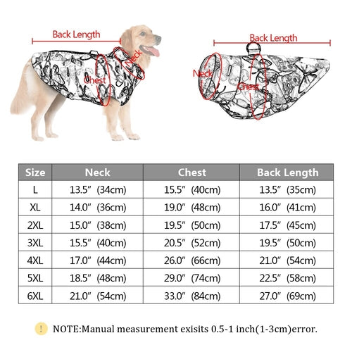 Warm Dog Clothes Waterproof Winter Pet Dog Coat