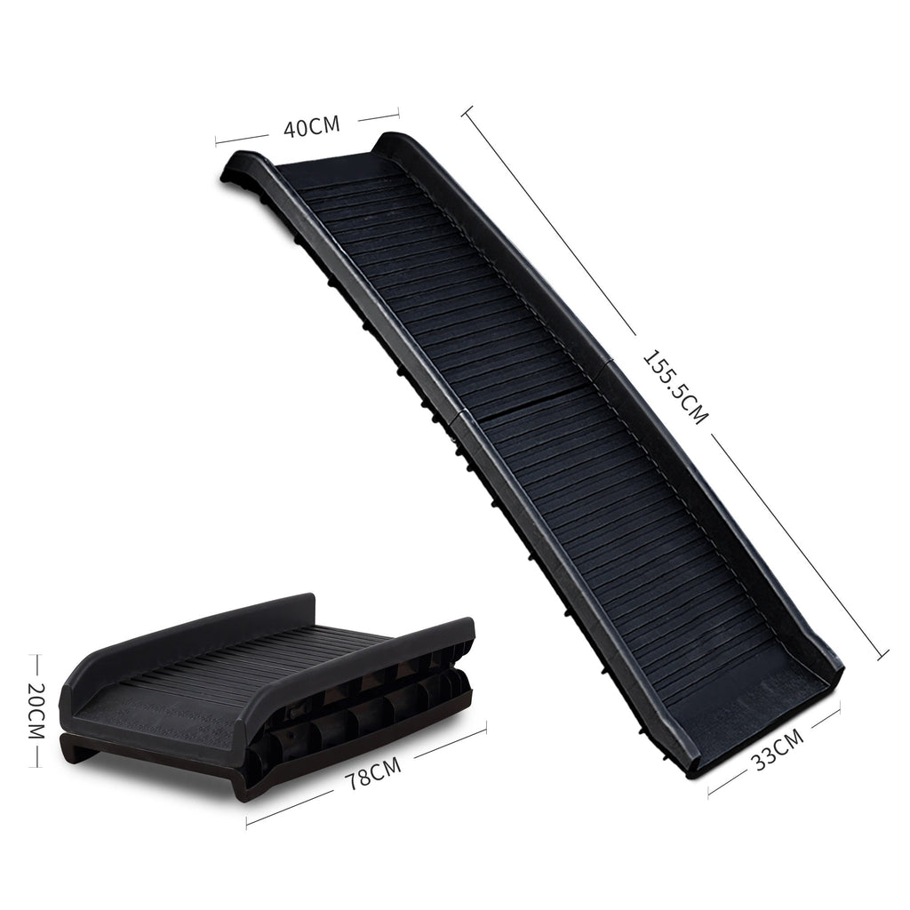 PaWz Dog Ramp Pet Ramps Foldable Ladder Steps Stairs Portable Car Step